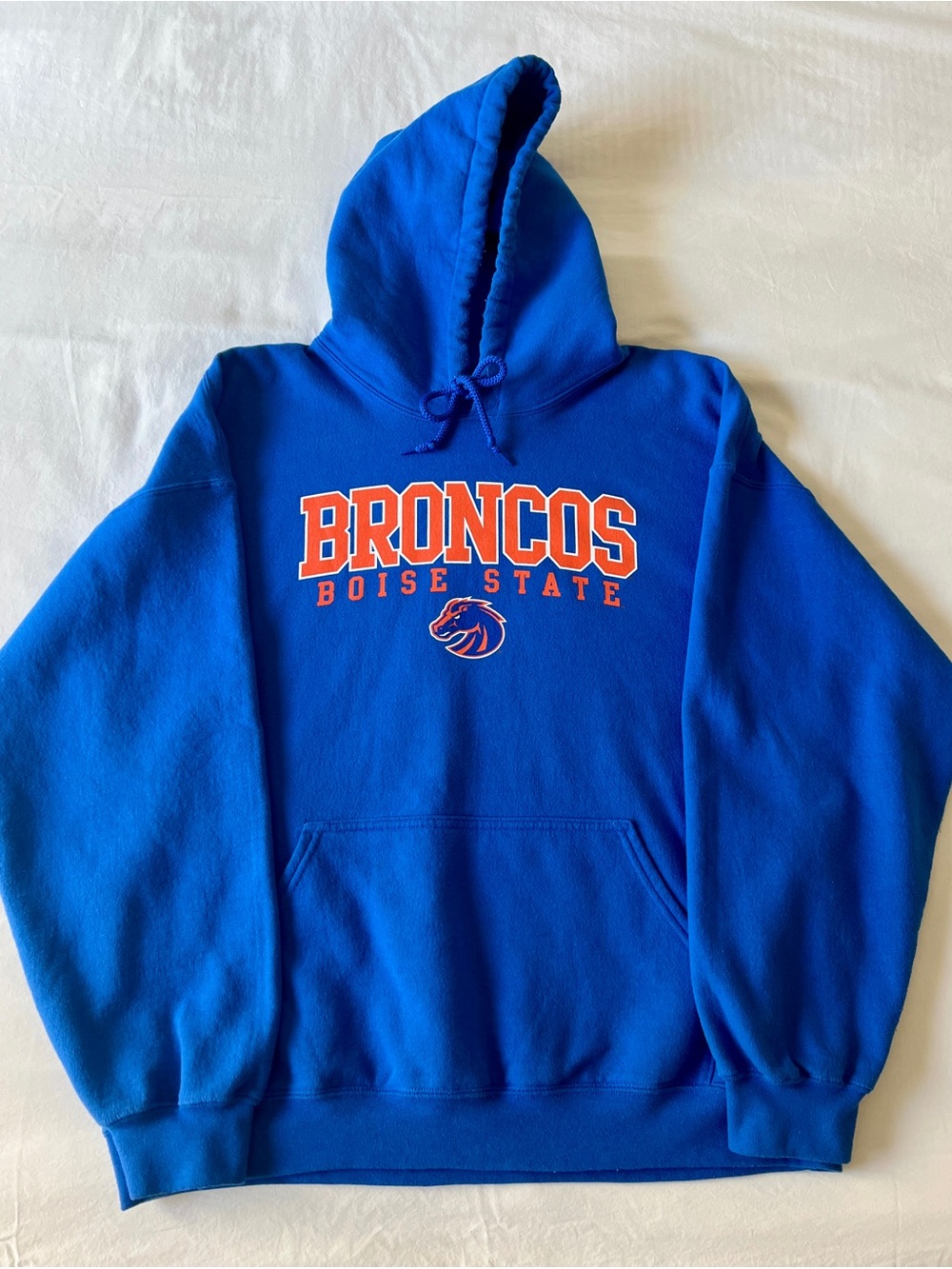 Boise State Broncos Blue Pullover Hoodie/XL